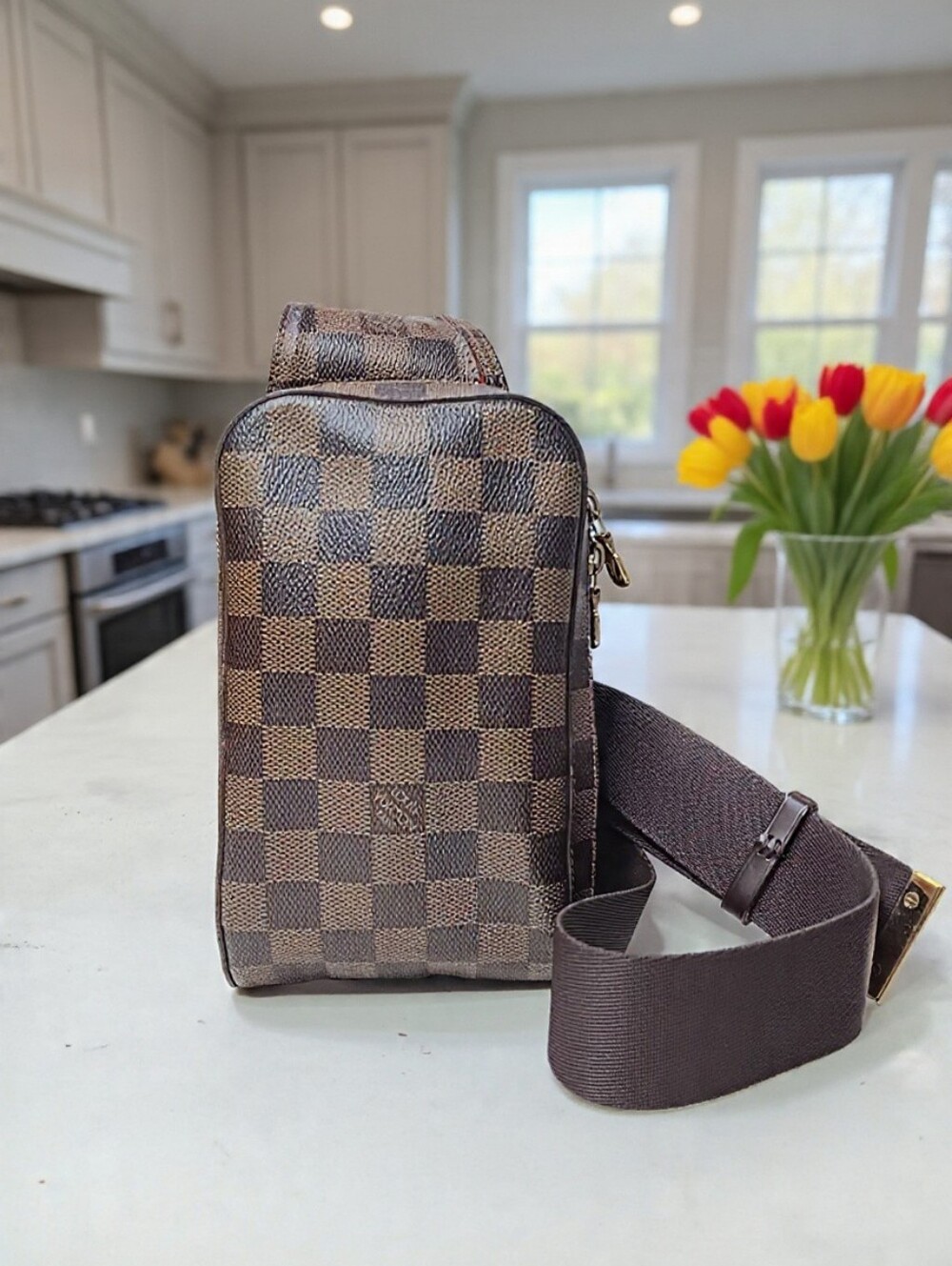 Louis Vuitton ✨️ LIKE NEW Geronimos Damier Ebene Bumbag Belt Crossbody Bag ✨️